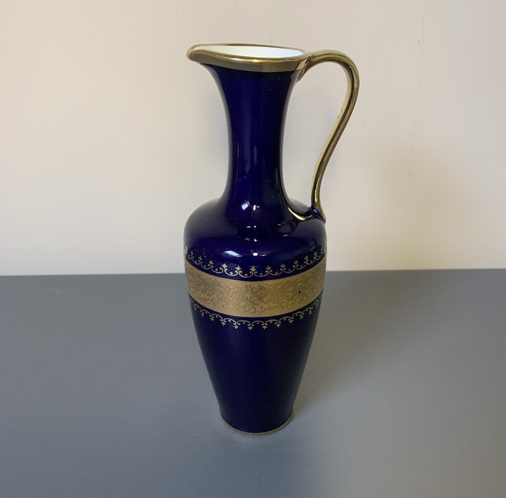 Vintage vaas KPM porselein en goud 24kt, Antiek en Kunst, Ophalen of Verzenden
