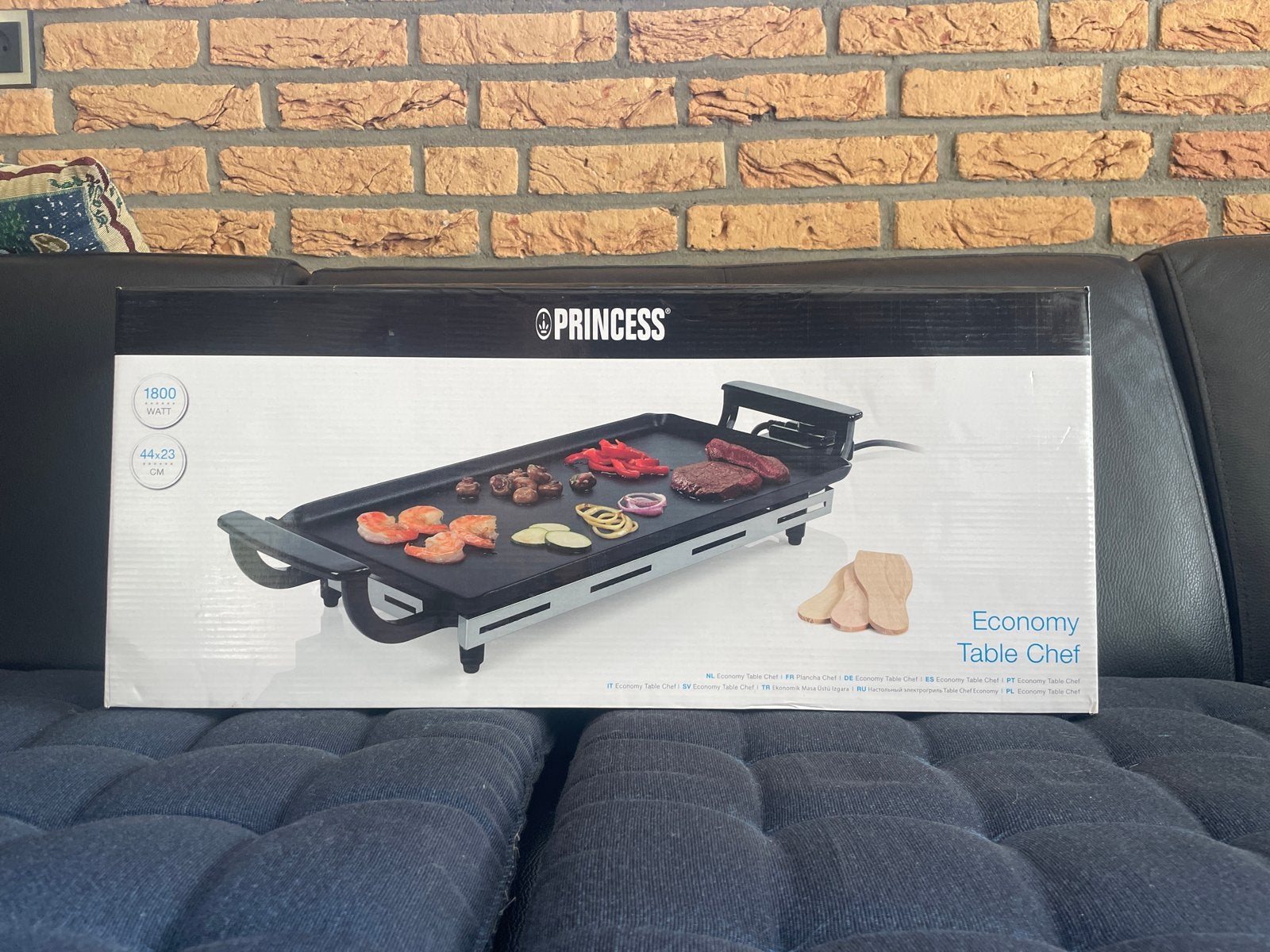 Princess Economy Table Chef Grillplaat 1800W, Ophalen of Verzenden, Nieuw