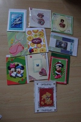 NIEUW 10 dubbele KAARTEN: 2 x Hartelijk Gefeliciteerd 1 x, Ophalen of Verzenden, Nieuw