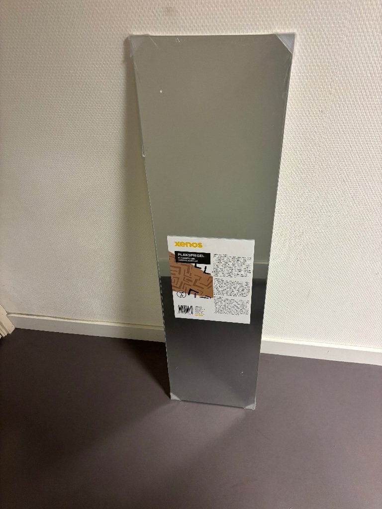 Plakspiegel 105 x 27cm NIEUW in verpakking, Ophalen, Minder dan 50 cm, 100 tot 150 cm, Nieuw