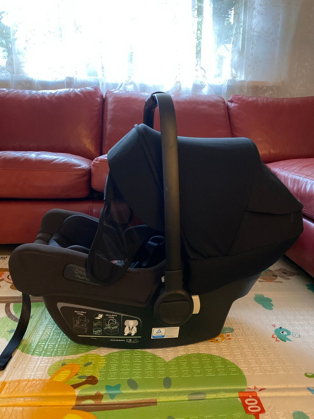 Bugaboo Nuna autostoel, Kinderen en Baby's, Autogordel, Zo goed als nieuw, 0 t/m 13 kg, Ophalen