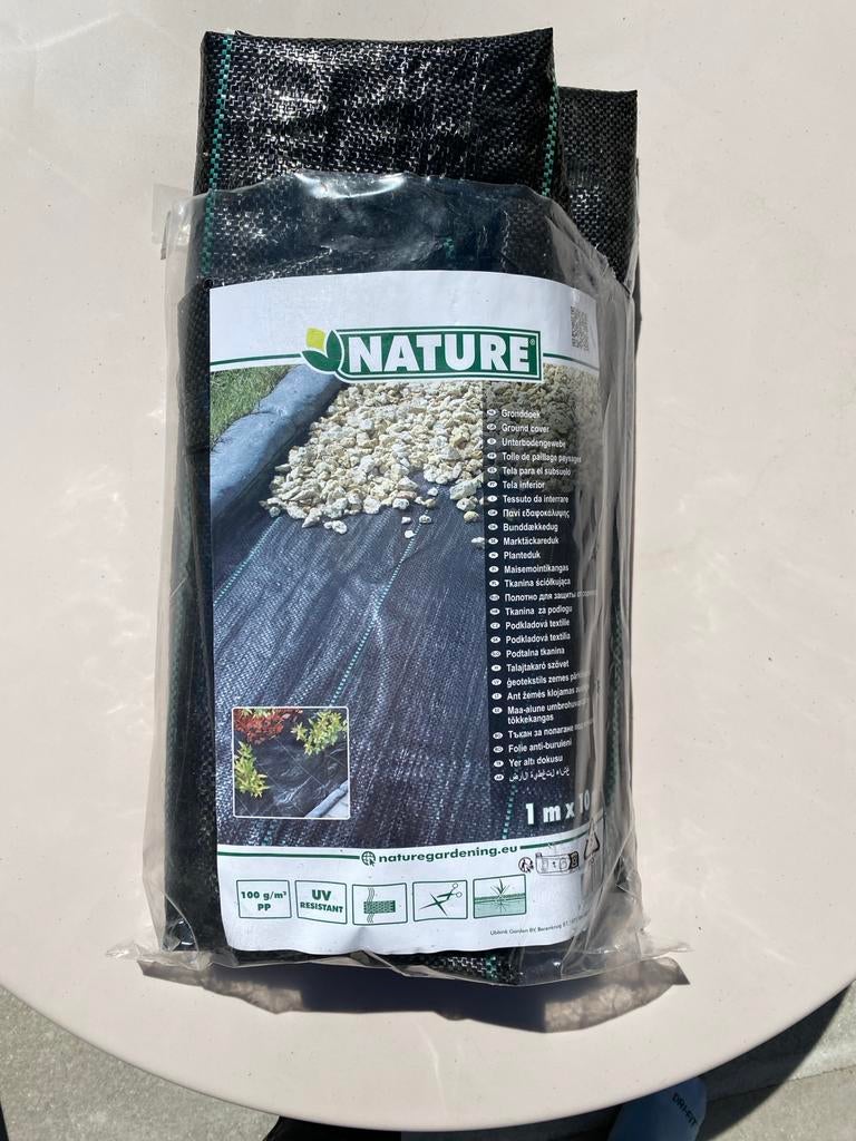 Gronddoek 1x8 m - Onkruiddoek UV-bestendig 100 g/m², Ophalen, Nieuw, Minder dan 10 m²