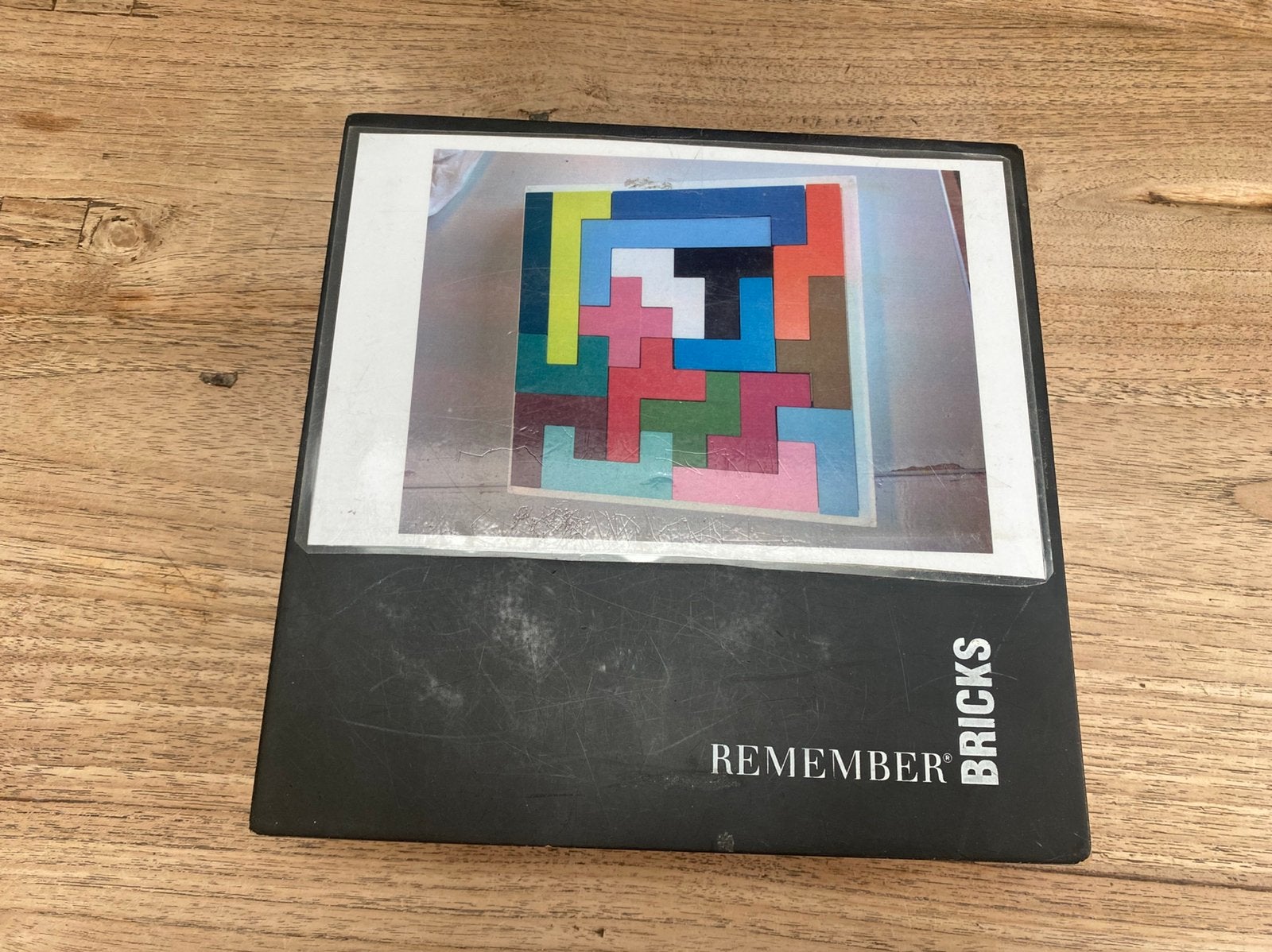 Remember bricks houten mozaiek spel, zgan, Ophalen of Verzenden, Zo goed als nieuw