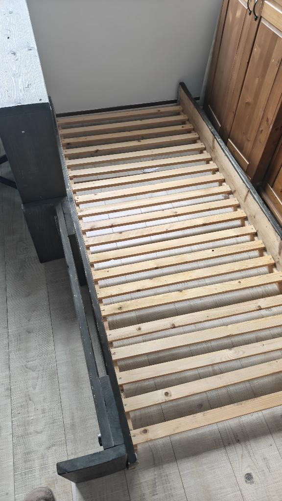 Bedframe 90x220, Ophalen, Gebruikt, 90 cm, Eenpersoons