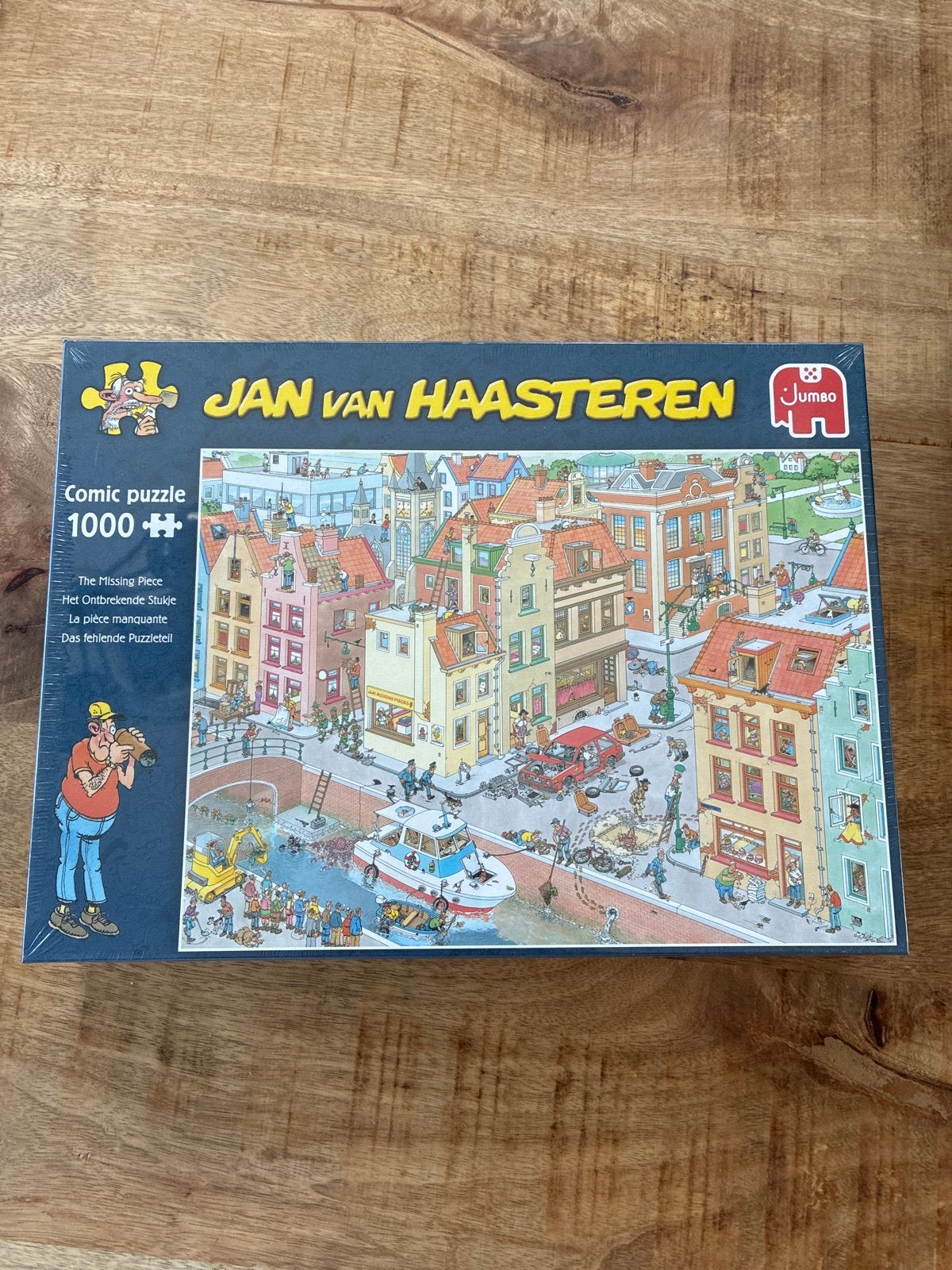 Jan van Haasteren Comic Puzzel 1000 stukjes - Nieuw, Hobby en Vrije tijd, Ophalen of Verzenden, 500 t/m 1500 stukjes, Nieuw, Legpuzzel