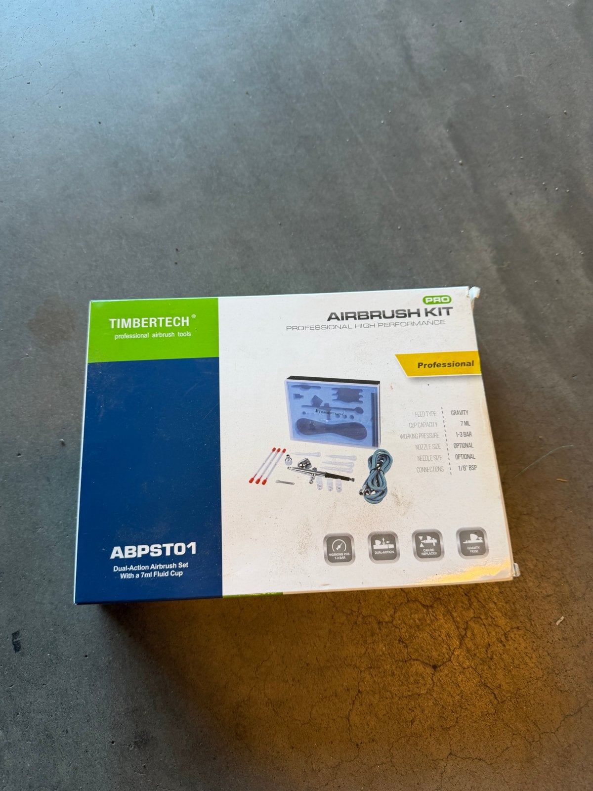 Timbertech Airbrush Kit - Zo goed als nieuw, Zo goed als nieuw, Airbrush en Toebehoren, K, K