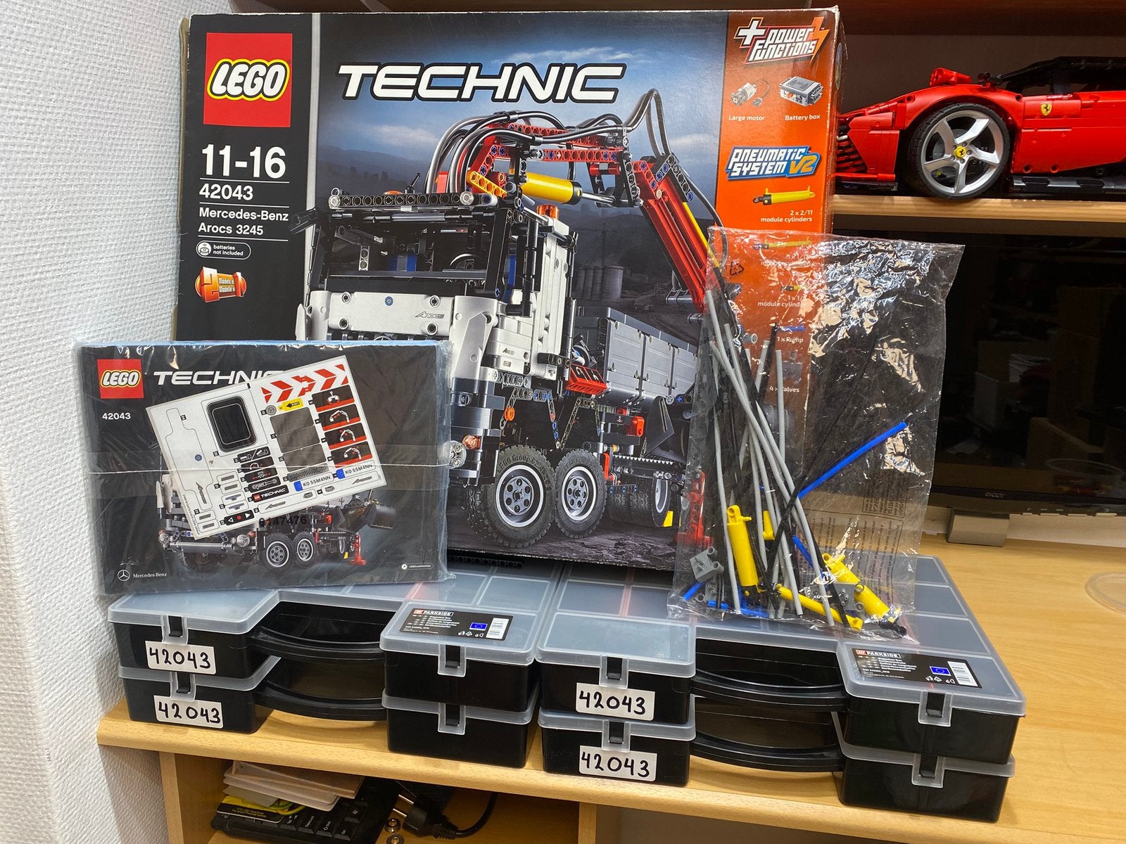 Lego technic 42043 Mercedes benz arocs, Lego, Ophalen of Verzenden, Zo goed als nieuw, Technic