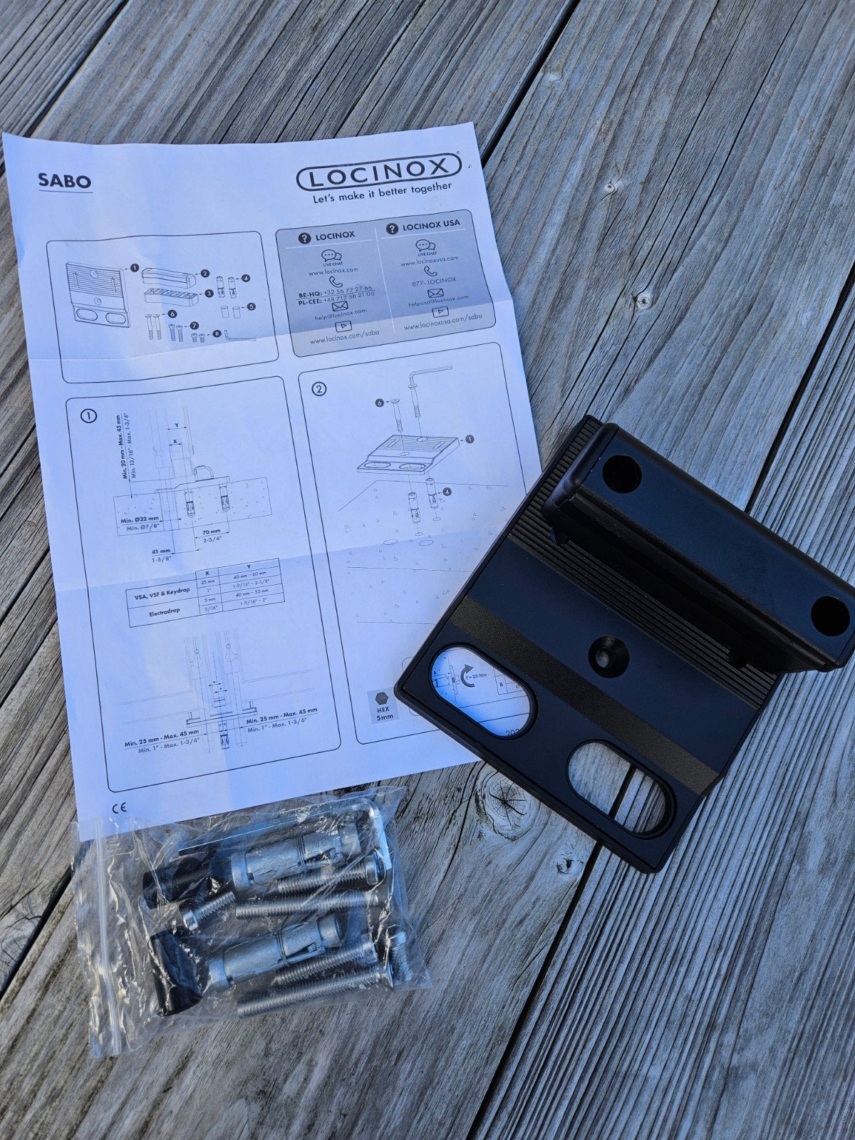 Locinox Sabo Grondstop, Ophalen of Verzenden, Nieuw, Overige materialen, Overige typen
