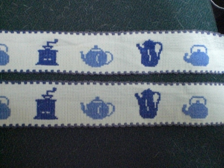 Kastrandjes handgeborduurd, Ophalen of Verzenden