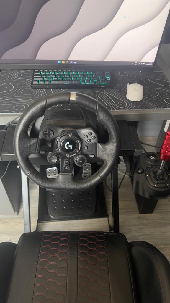 Logitech G923 compleet simrig, Ophalen, Zo goed als nieuw, Stuur of Pedalen, PlayStation 4