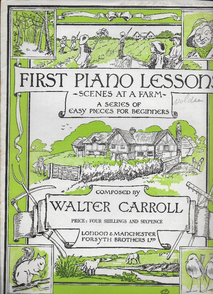 So91 bladmuziek eerste piano lessen ( boerderij scenes)  --, Gebruikt, Klassiek, Ophalen of Verzenden, Artiest of Componist