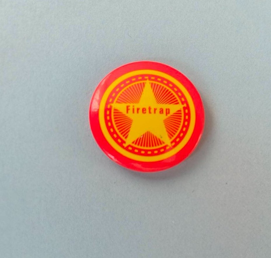 Button Firetrap (5), Ophalen of Verzenden, Nieuw, Overige onderwerpen, Button