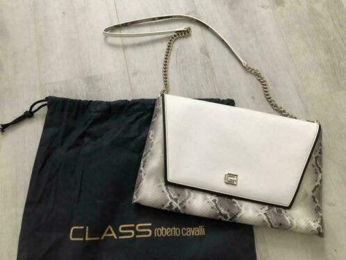 Nieuwe Roberto Cavalli Class tas van, Ophalen of Verzenden, Nieuw, Wit, Handtas