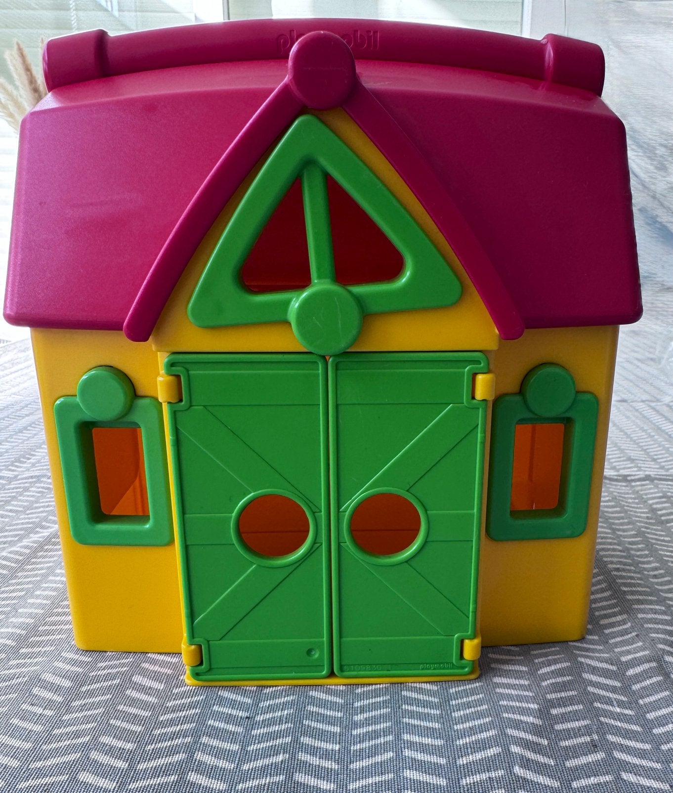 Playmobil 1.2.3 Meeneemboerderij / Klaphuis (Set 6962), Ophalen of Verzenden, Zo goed als nieuw