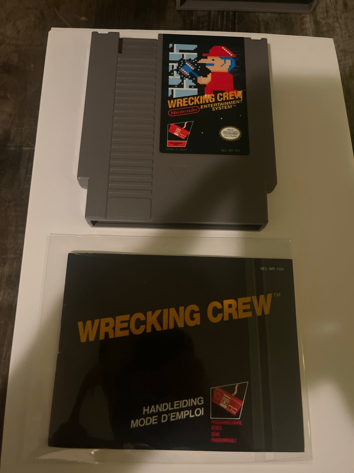 Wrecking Crew NES - Compleet met handleiding, Puzzel en Educatief, Gebruikt, 1 speler, Ophalen of Verzenden