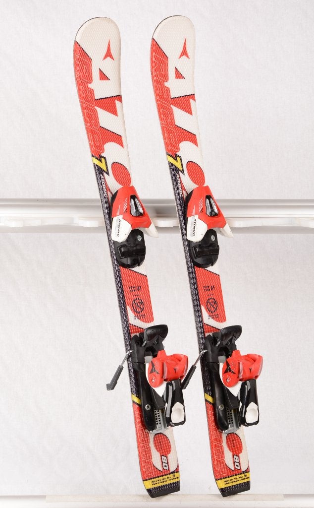 100 110 kinder ski's ATOMIC RACE 7, RED/WHITE, red RACE, Gebruikt, Verzenden, 100 tot 140 cm, Carve