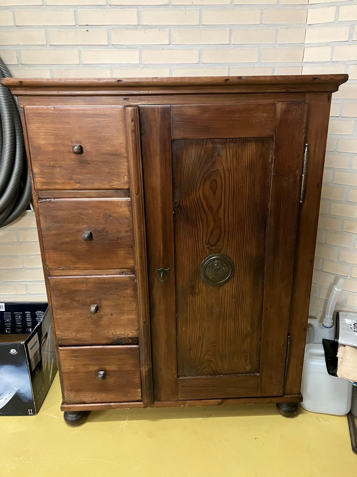 Houten Spekkast, Ophalen of Verzenden