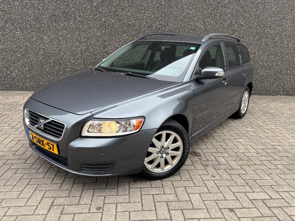 Volvo V50 1.6 2009 Grijs, Auto's, Volvo, Bedrijf, V50, ABS, Airbags, Airconditioning, Alarm, Boordcomputer, Centrale vergrendeling