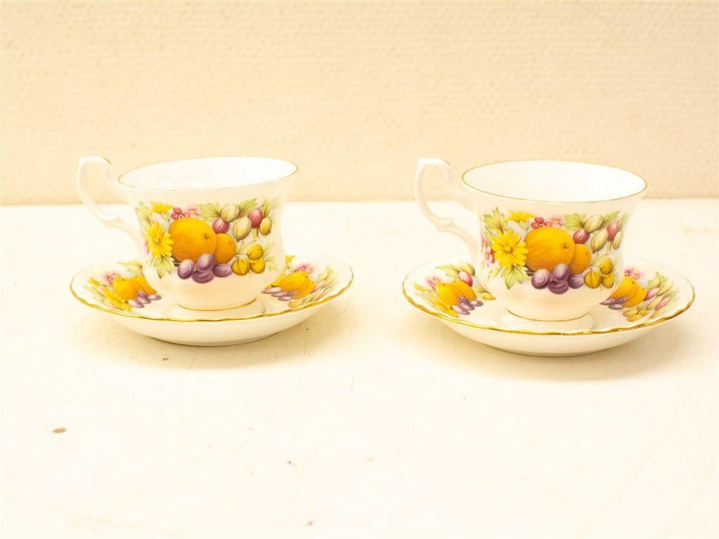4 delig Richmond Bone china kop en schotel 33681