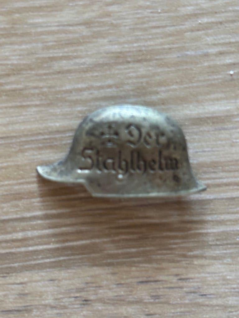 Historisch Duits Veteranenspeldje 'Der Stahlhelm' ( 1925), Verzamelen, Verzenden, Landmacht, Duitsland, Embleem of Badge
