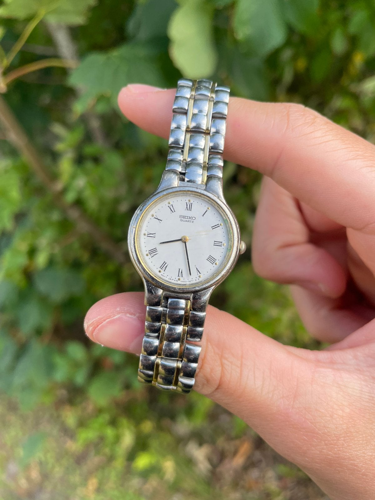 Seiko Quartz Dames Horloge 4N00-0931 – Vintage – loopt niet, Ophalen of Verzenden, Gebruikt, Staal, Seiko