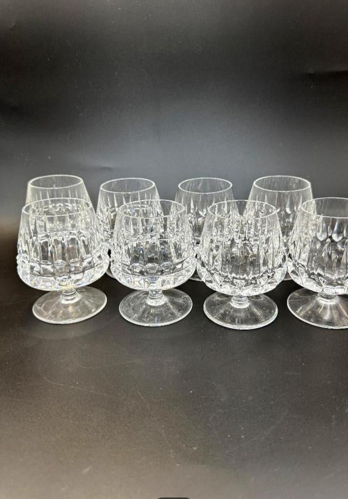 8 Nachtmann kristallen cognacglazen, Antiek en Kunst, Antiek | Glas en Kristal, Ophalen of Verzenden