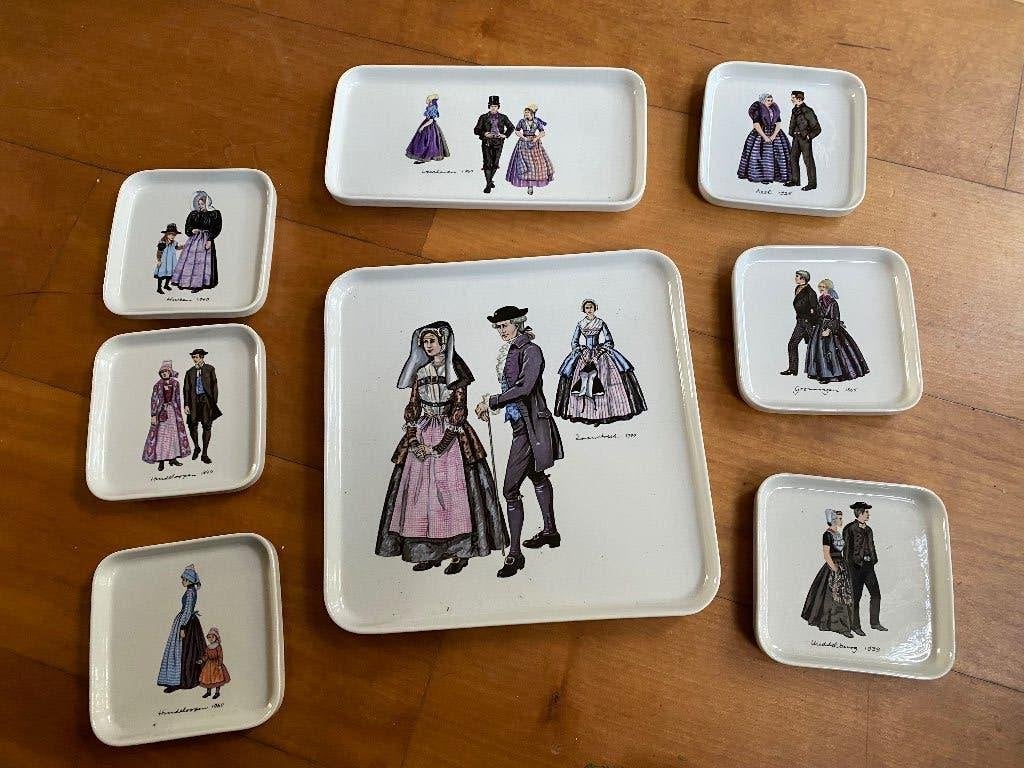 Bord voor gebak/taart en cake en kleine bordjes, Ophalen, Zo goed als nieuw, Bord(en), Overige stijlen
