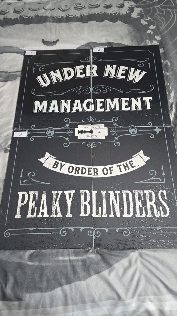 [NIEUW] displate - L size - Gloss - Peaky Blinders, Verzamelen, Posters, Rechthoekig Staand, Deurposter of groter, Nieuw, Ophalen of Verzenden