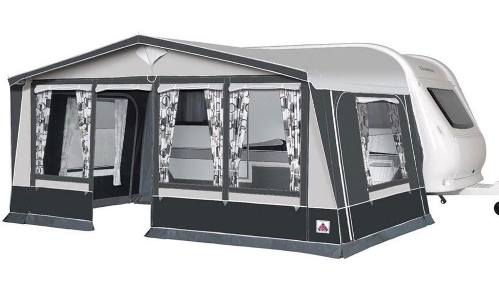 Doréma Ibiza XL270 De Luxe incl. Staal frame en extras!, Caravans en Kamperen, Ophalen, Zo goed als nieuw