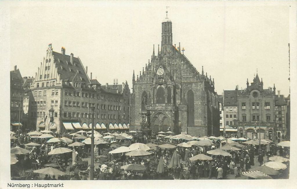 701-292-005 Nurnberg Hauptmarkt, Ophalen of Verzenden, Voor 1920, Duitsland