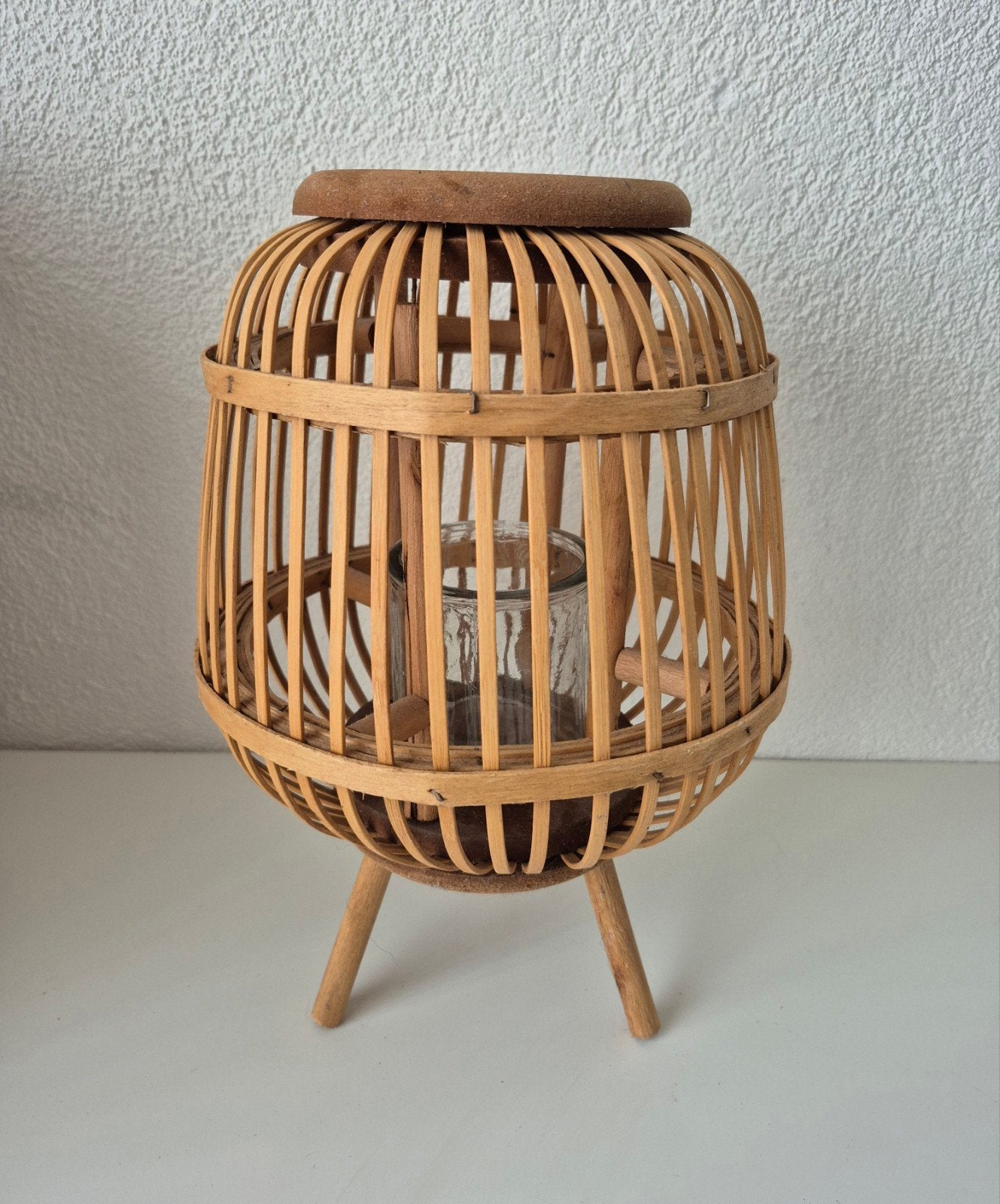 Windlicht, Ophalen of Verzenden, Gebruikt, Hout