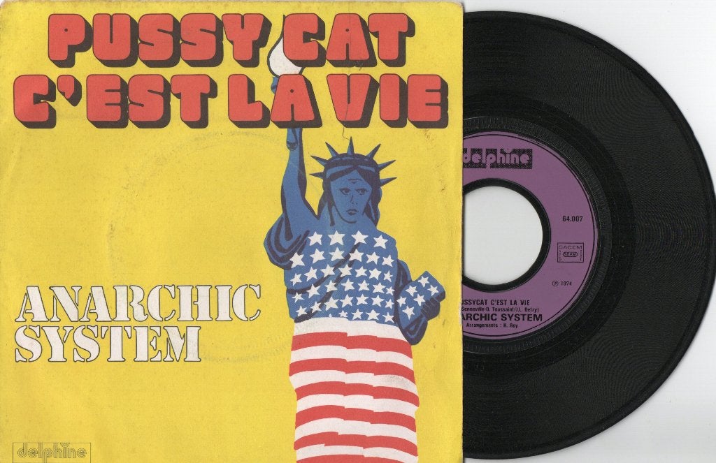 Anarchic System – Pussy Cat C'Est La Vie, Ophalen of Verzenden, Gebruikt, 7 inch, Overige genres