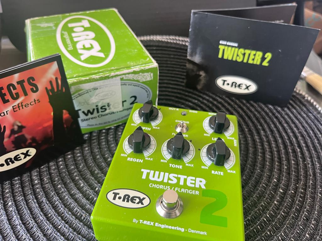 T-Rex Twister 2 Chorus Flanger - Zo goed als nieuw, Muziek en Instrumenten, Effecten, Ophalen of Verzenden, Zo goed als nieuw