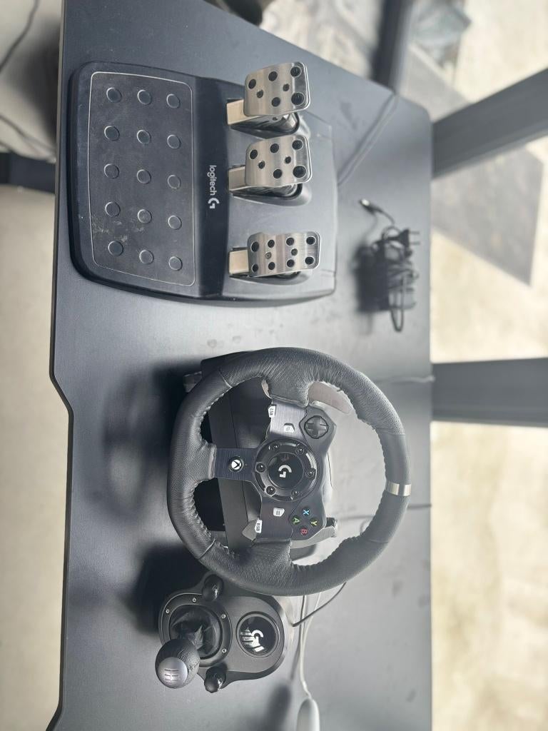 Logitech G29 racestuur + pedalen + shifter, PlayStation 4, Ophalen of Verzenden, Zo goed als nieuw, Stuur of Pedalen