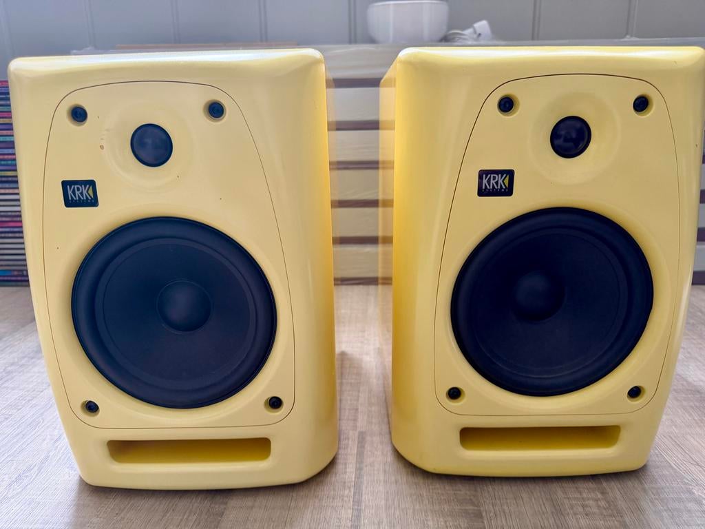 KRK Rokit RPG2 6 inch studio monitoren (set van 2), Zo goed als nieuw, 120 watt of meer, Front, Rear of Stereo speakers, Ophalen