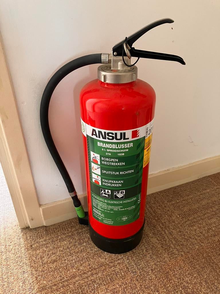 Brandblusser 58cm, Ophalen, Zo goed als nieuw