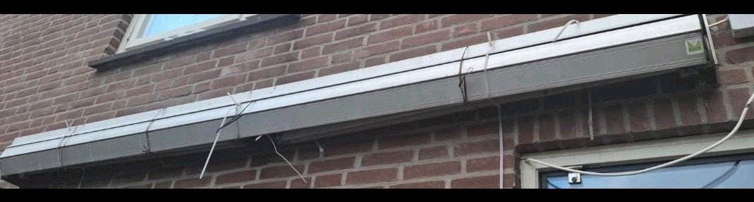 Zonnescherm ( knikarm), Gebruikt, Elektrisch, Ophalen of Verzenden, 150 tot 300 cm