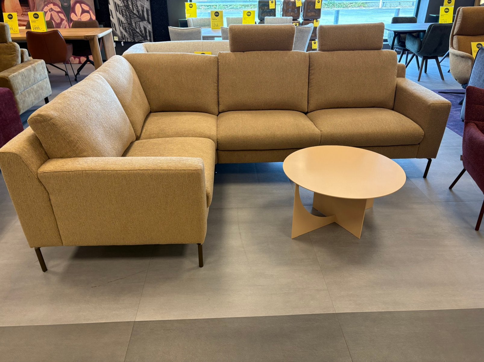 Eijerkamp collectie hoekbank Montelex Shine, Ophalen, Zo goed als nieuw, Stof