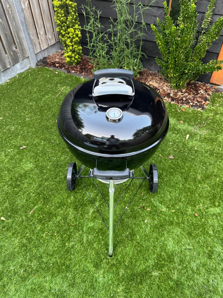 Weber Original Kettle E-4710 47cm met hoes, Tuin en Terras, Ophalen of Verzenden, Zo goed als nieuw, Weber, Met accessoires
