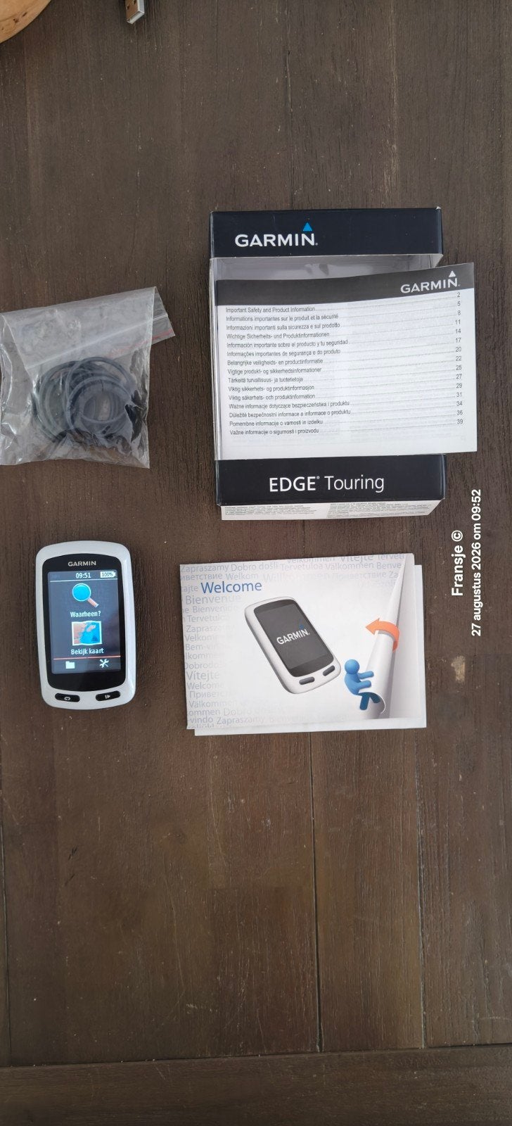 Garmin Edge touring fietsnavigatie, Garmin, Heel Europa, Ophalen of Verzenden, Zo goed als nieuw