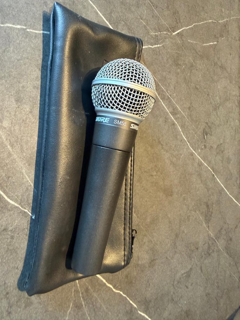 Shure SM58 Zangmicrofoon - Zo goed als nieuw, Ophalen, Zo goed als nieuw, Zangmicrofoon