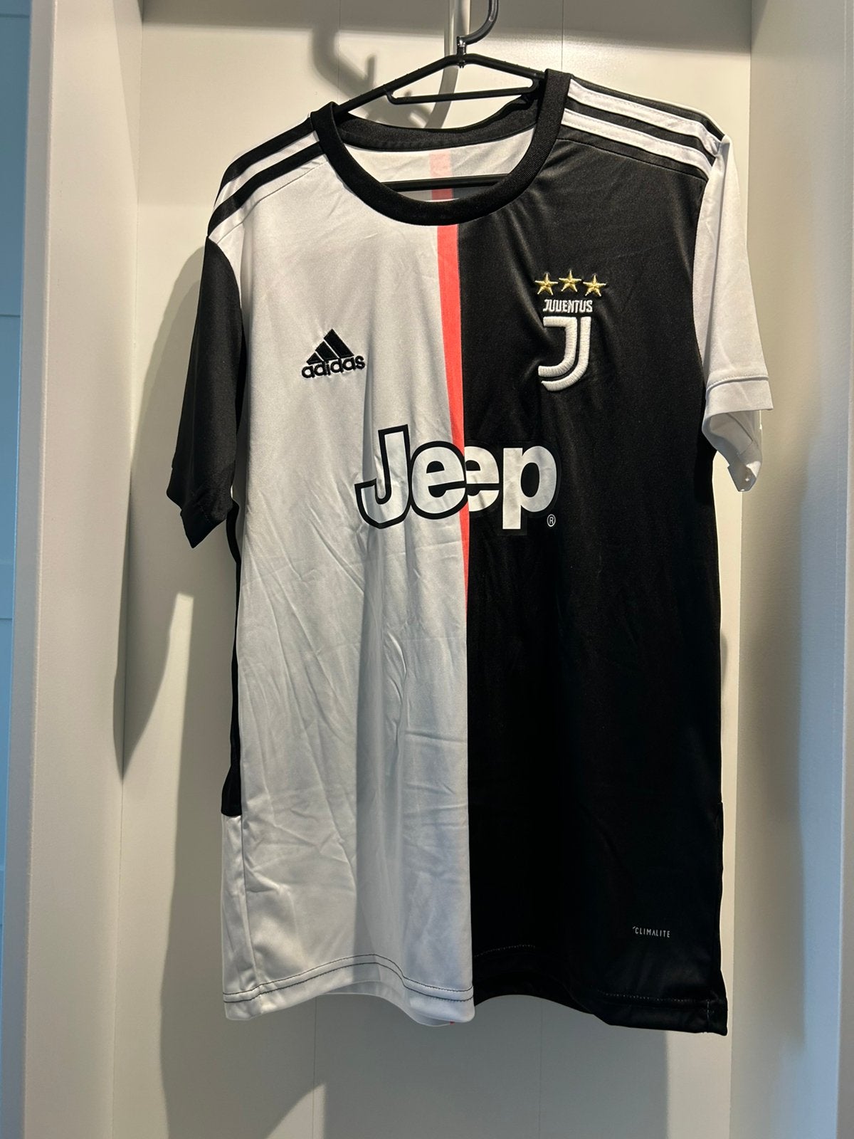Juventus thuis shirt 19/20 Cristiano Ronaldo, Ophalen of Verzenden, Zo goed als nieuw, Shirt