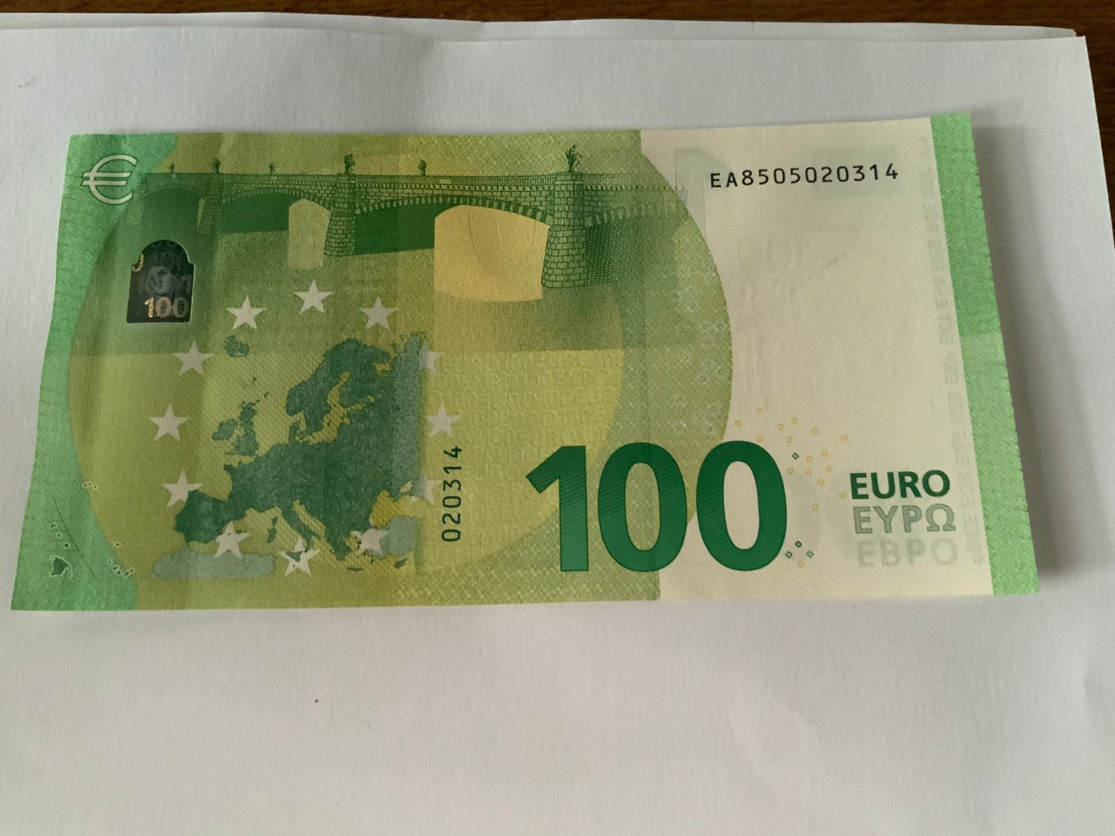 100 euro biljet unc, Postzegels en Munten, Ophalen of Verzenden, Slowakije, 100 euro, Los biljet