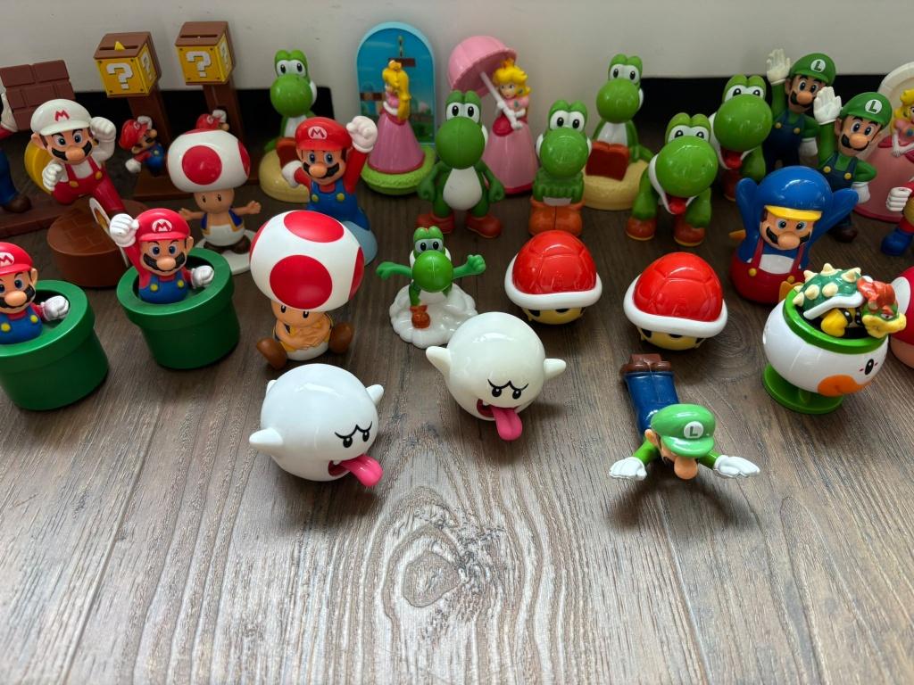 33 Super Mario Poppetjes van McDonalds 2013 2014 2015 2016, Avontuur en Actie, Gebruikt, Ophalen of Verzenden, 3 spelers of meer