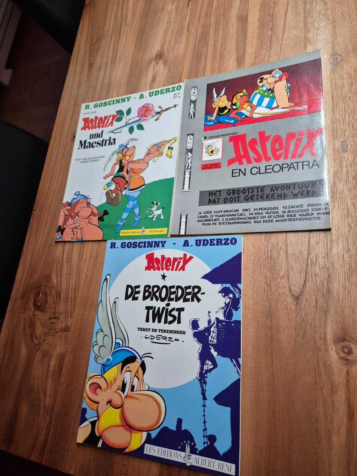 Asterix stripboeken: Maestria, Cleopatra, Broeder-Twist, Boeken, Verzenden, Gelezen