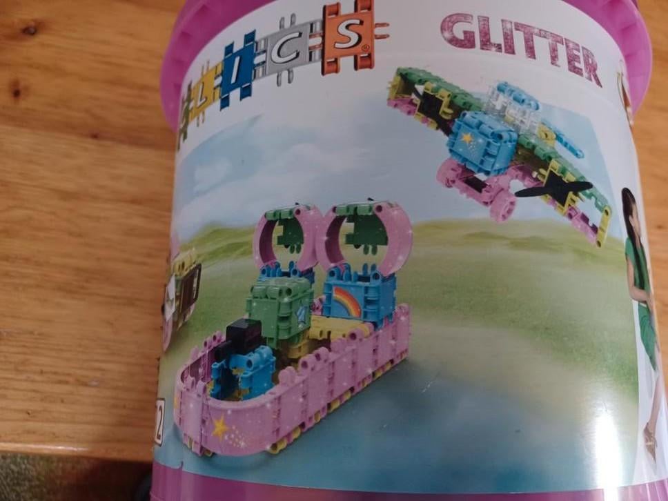 Clics Glitter Bouwblokken - Creatief Speelplezier, Ophalen of Verzenden, Overige merken