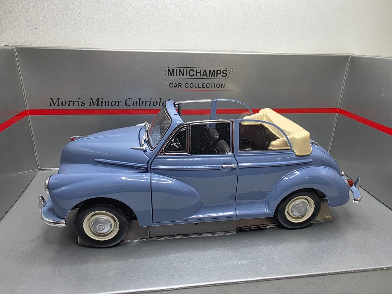 morris minor cabriolet, Ophalen of Verzenden, Zo goed als nieuw, MiniChamps