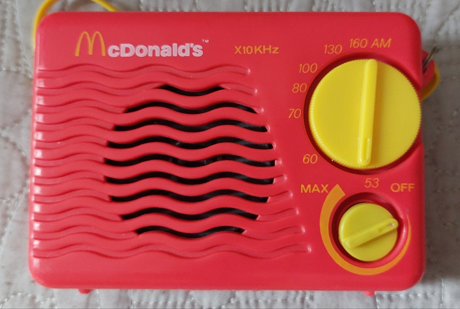 McDonald's AM Radio - Collectible, Ophalen of Verzenden, Gebruikt, Radio