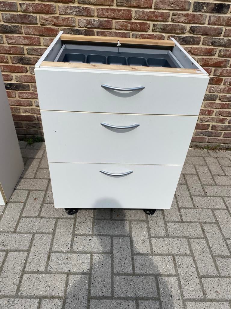 Lade kast bruynzeel, Ophalen, Gebruikt, Wit, 50 tot 100 cm