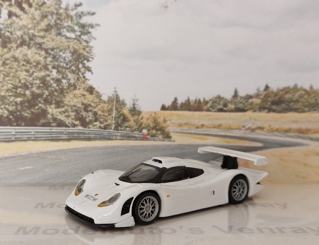1:43 Porsche 911 GT1 Street Version 1998; Altaya/Ixo, Ophalen of Verzenden, Gebruikt, Auto, Overige merken